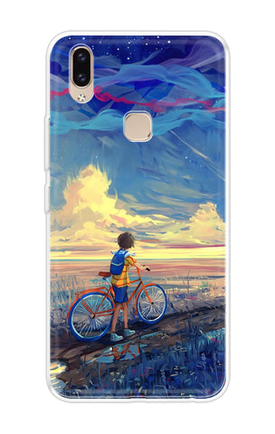 Riding Bicycle to Dreamland Vivo V9 Back Cover