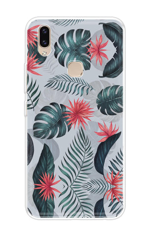 Retro Floral Leaf Vivo V9 Back Cover