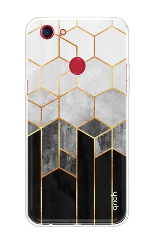 Hexagonal Pattern Oppo F7 Back Cover