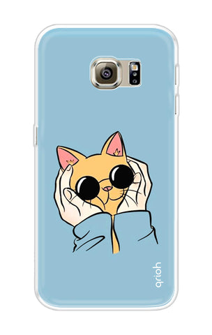 Attitude Cat Samsung S6 Edge Back Cover