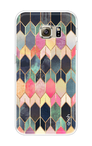 Shimmery Pattern Samsung S6 Edge Back Cover