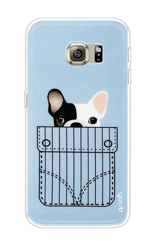 Cute Dog Samsung S6 Edge Back Cover