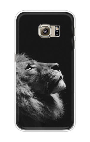 Lion Looking to Sky Samsung S6 Edge Back Cover