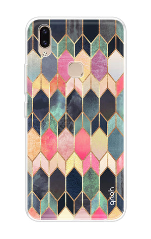 Shimmery Pattern Vivo V9 Youth Back Cover