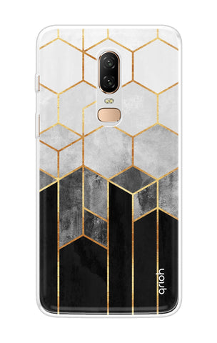 Hexagonal Pattern OnePlus 6 Back Cover
