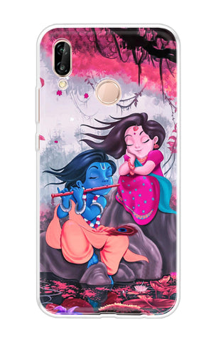 Radha Krishna Art Huawei P20 Lite Back Cover