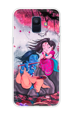 Radha Krishna Art Samsung A6 Back Cover