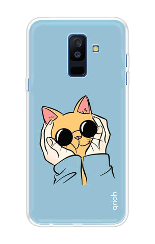 Attitude Cat Samsung A6 Plus Back Cover
