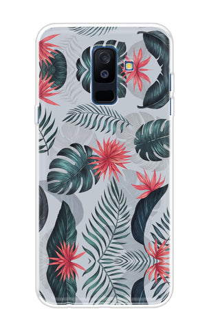 Retro Floral Leaf Samsung A6 Plus Back Cover