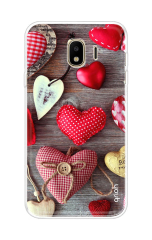 Valentine Hearts Samsung J4 Back Cover