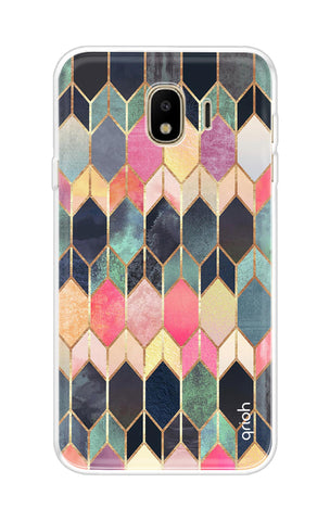 Shimmery Pattern Samsung J4 Back Cover