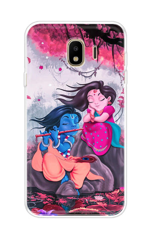 Radha Krishna Art Samsung J4 Back Cover