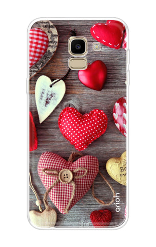 Valentine Hearts Samsung J6 Back Cover