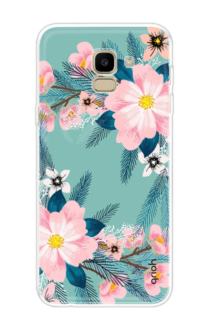 Wild flower Samsung J6 Back Cover