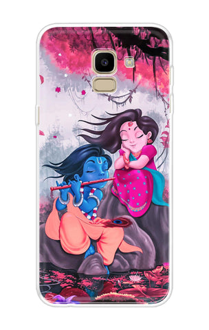 Radha Krishna Art Samsung J6 Back Cover