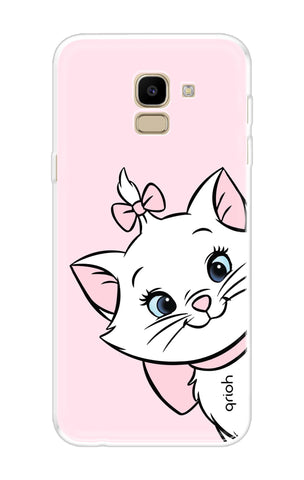 Cute Kitty Samsung J6 Back Cover