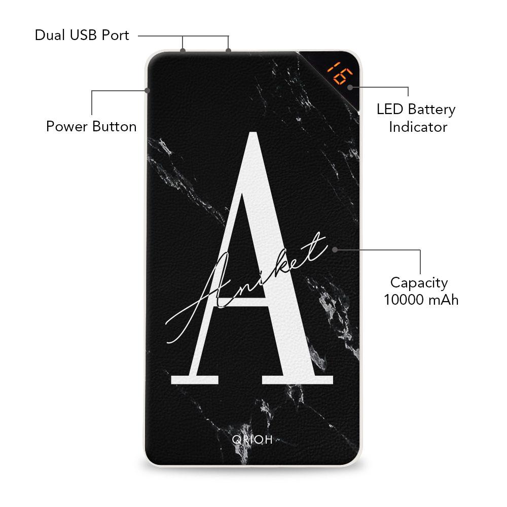 Flamboyant Marble Customized Power Bank