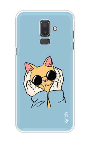 Attitude Cat Samsung J8 Back Cover