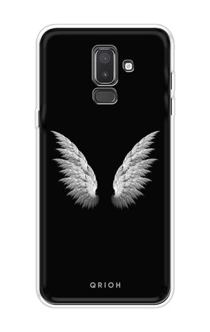 White Angel Wings Samsung J8 Back Cover