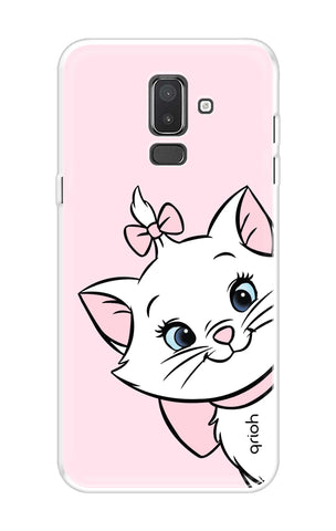 Cute Kitty Samsung J8 Back Cover
