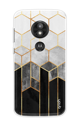 Hexagonal Pattern Motorola Moto E5 Play Back Cover