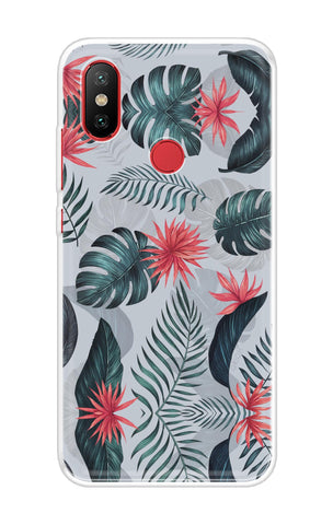 Retro Floral Leaf Xiaomi Mi A2 Back Cover