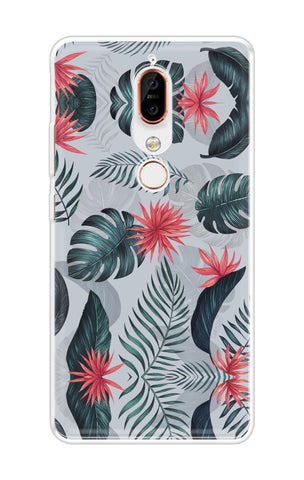 Retro Floral Leaf Nokia X6 Back Cover