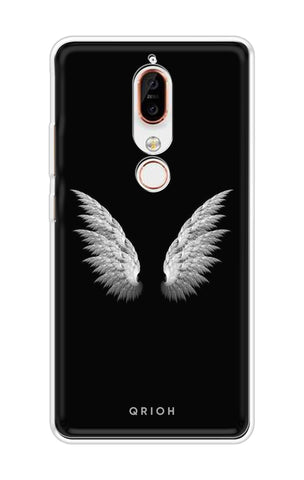 White Angel Wings Nokia X6 Back Cover