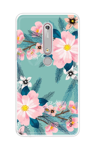 Wild flower Nokia 6.1 Back Cover