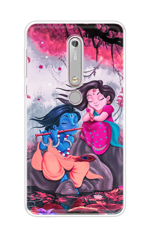 Radha Krishna Art Nokia 6.1 Back Cover