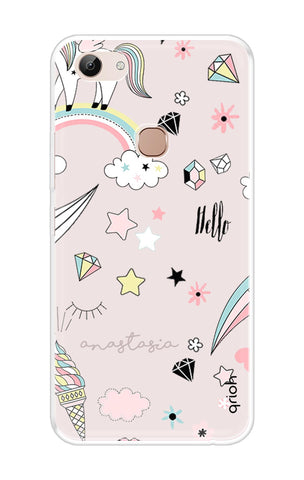 Unicorn Doodle Vivo Y83 Back Cover