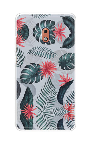 Retro Floral Leaf Nokia 2.1 Back Cover