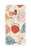 Abstract Faces Nokia 2.1 Back Cover