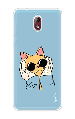 Attitude Cat Nokia 3.1 Back Cover