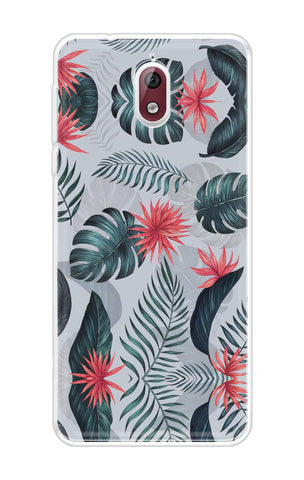 Retro Floral Leaf Nokia 3.1 Back Cover