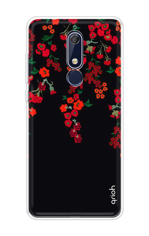 Floral Deco Nokia 5.1 Back Cover