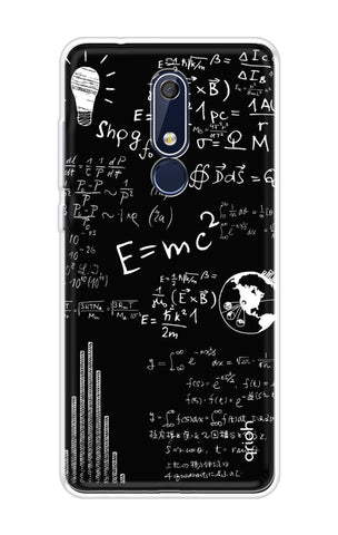 Equation Doodle Nokia 5.1 Back Cover
