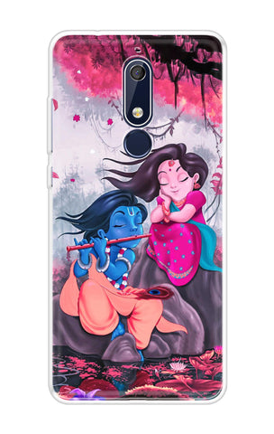 Radha Krishna Art Nokia 5.1 Back Cover