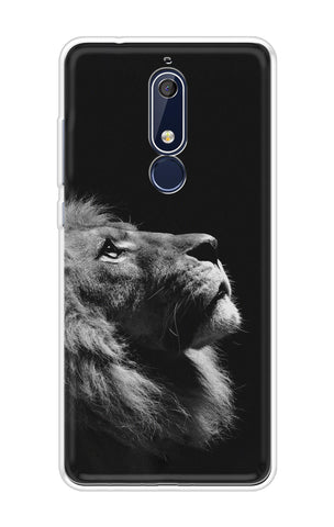 Lion Looking to Sky Nokia 5.1 Back Cover