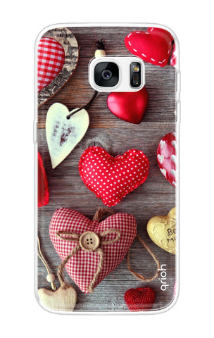 Valentine Hearts Samsung S7 Edge Back Cover