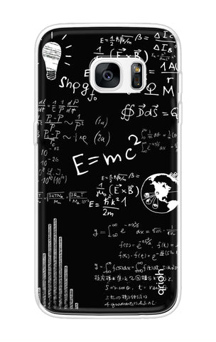 Equation Doodle Samsung S7 Edge Back Cover