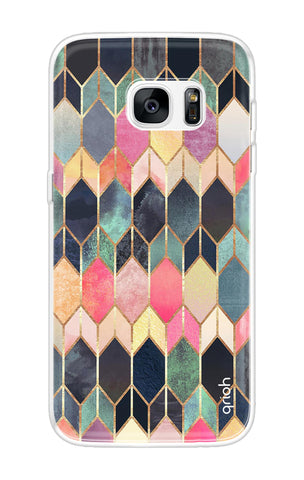 Shimmery Pattern Samsung S7 Edge Back Cover