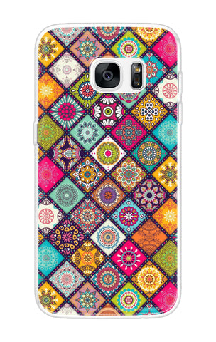 Multicolor Mandala Samsung S7 Edge Back Cover