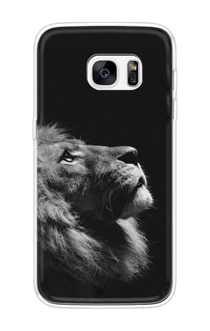 Lion Looking to Sky Samsung S7 Edge Back Cover