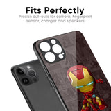 Angry Baby Super Hero Glass Case for iPhone 13 mini