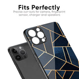 Abstract Tiles Glass Case for iPhone XR