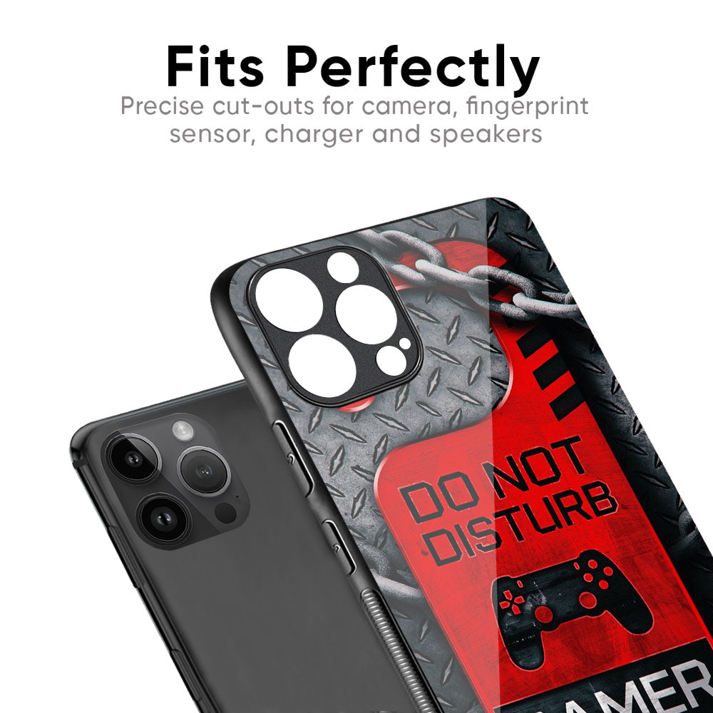 Do No Disturb Glass Case For iPhone XS Max