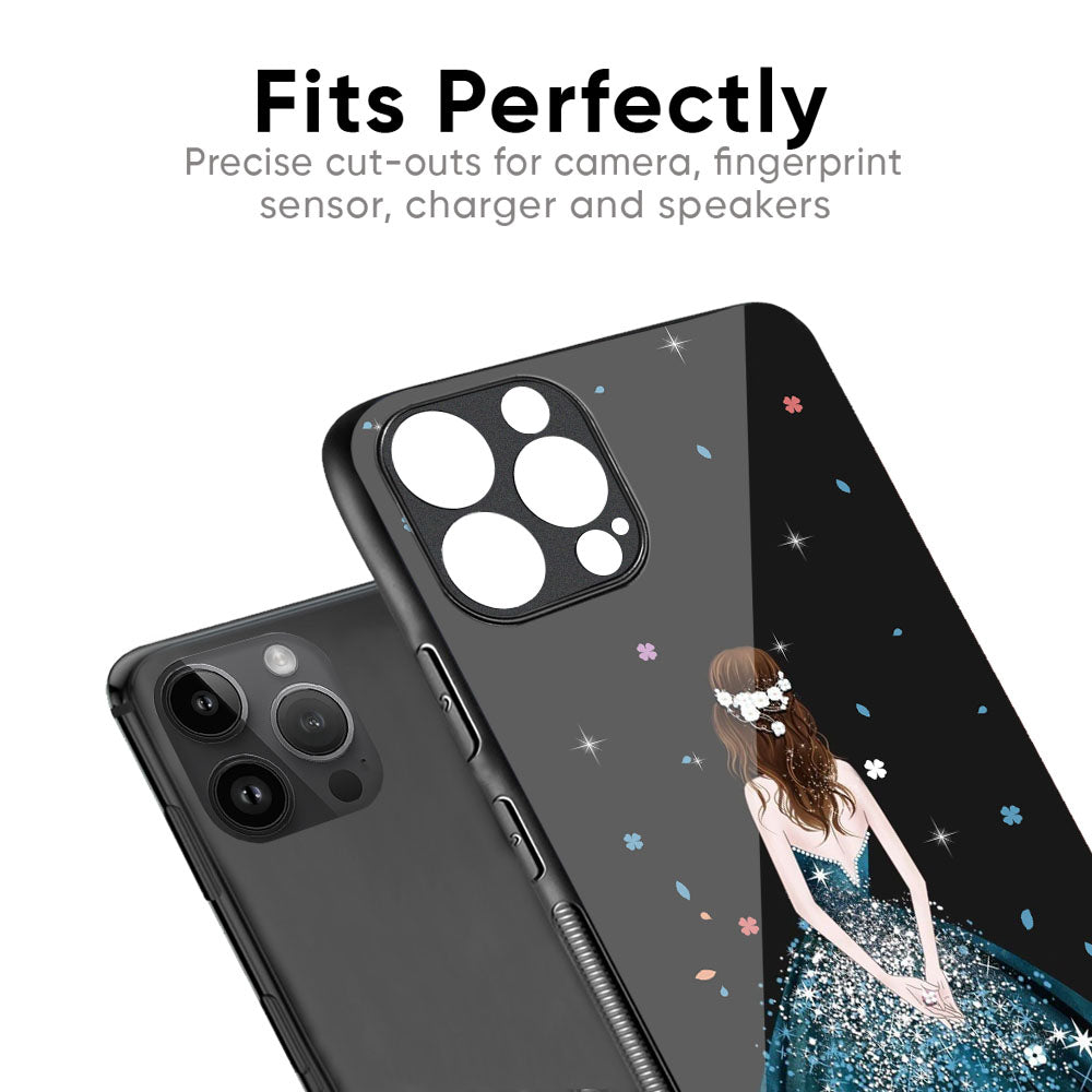 Queen Of Fashion Glass Case for iPhone XS Max