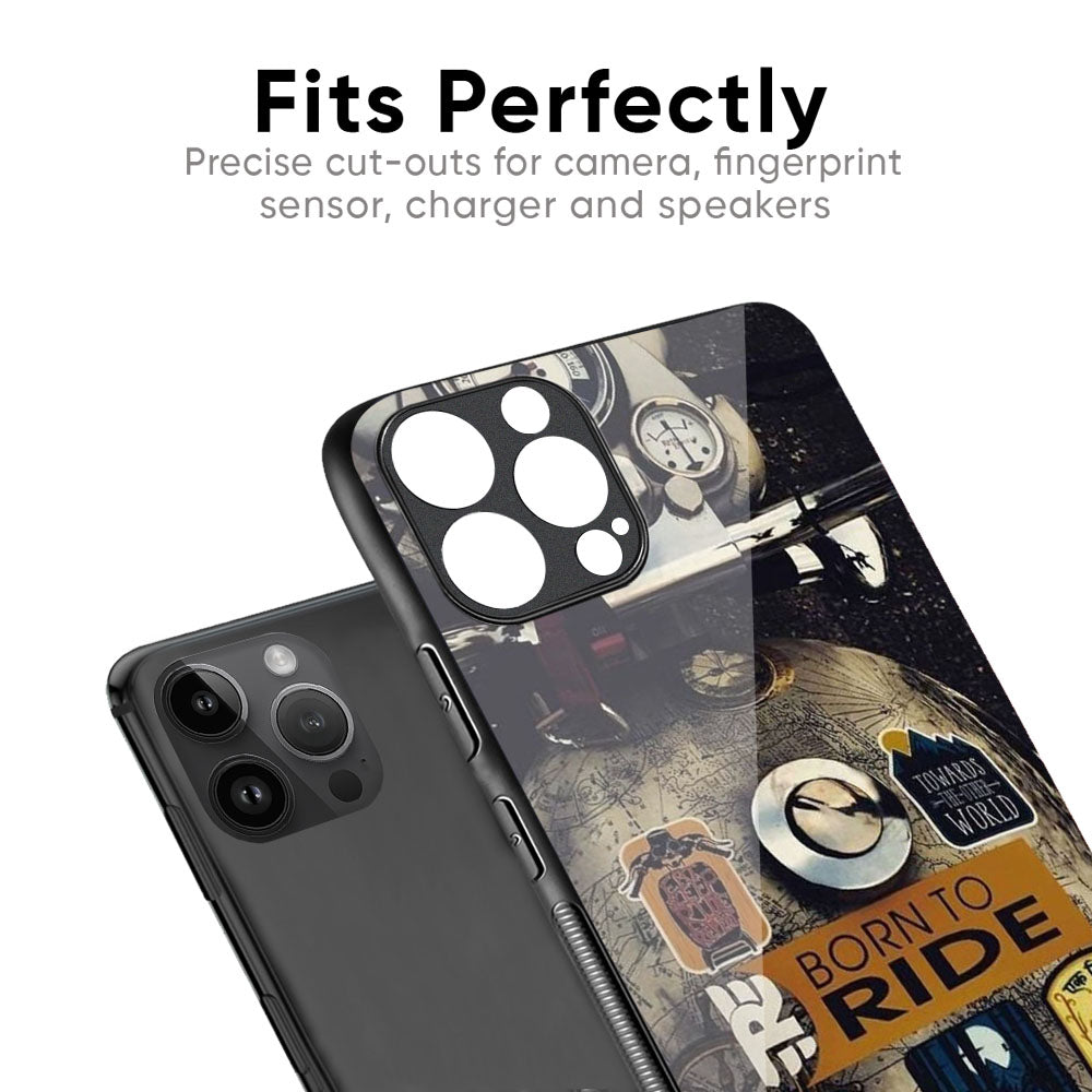 Ride Mode On Glass Case for iPhone XS Max