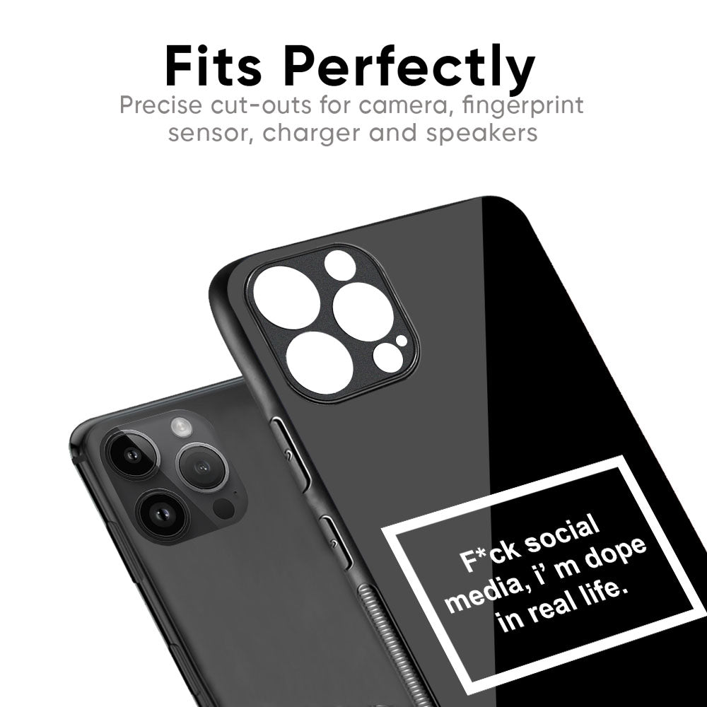 Dope In Life Glass Case for iPhone XS Max